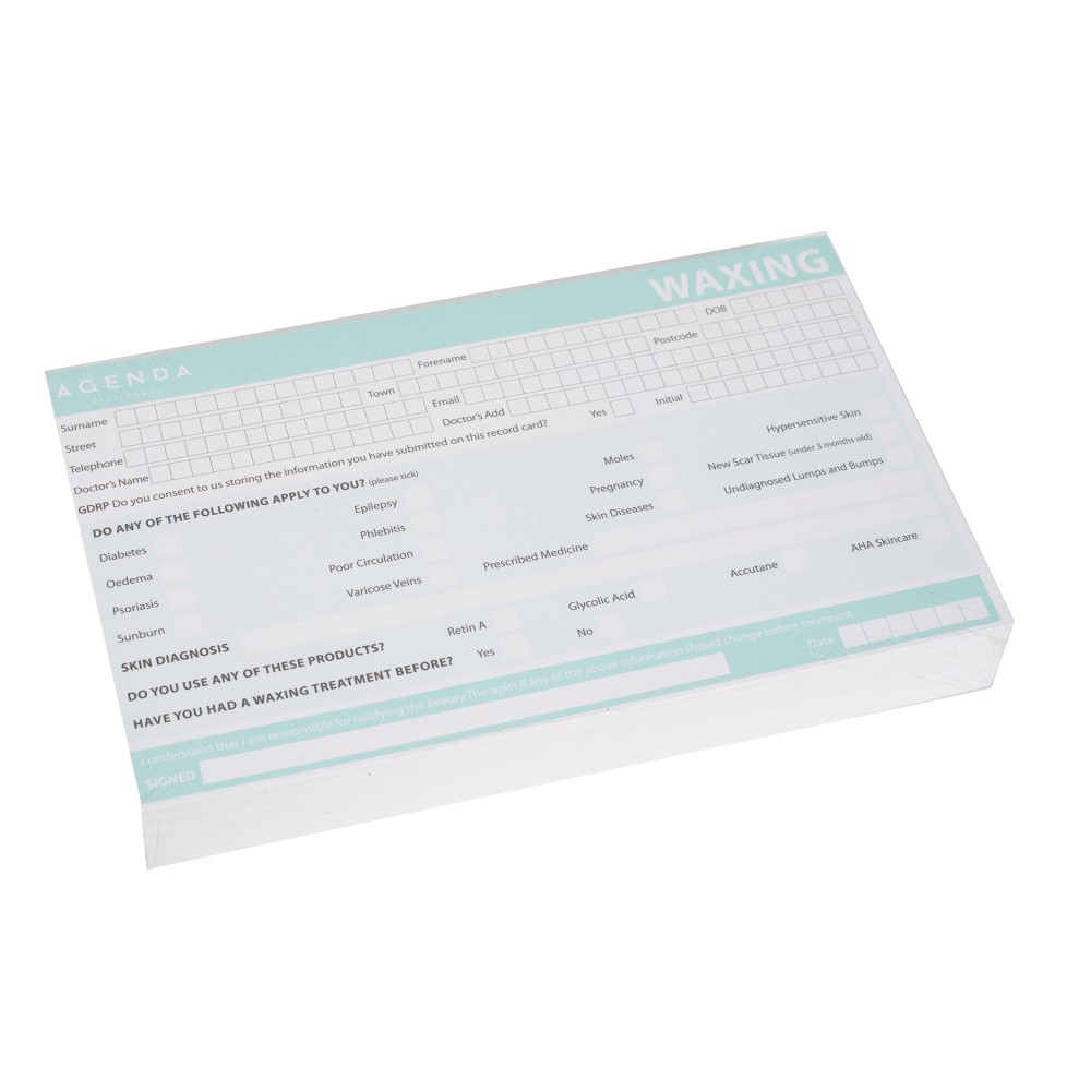 (RC7) RECORD CARDS - WAXING (100 PACK) - Image 2