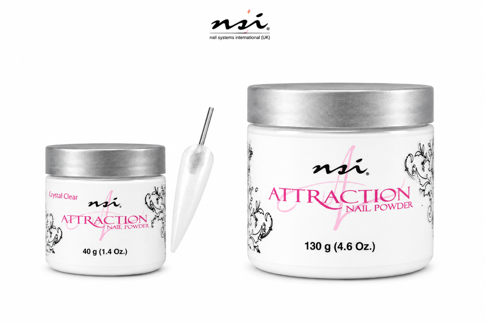 NSI ATTRACTION ACRYLIC POWDER - CRYSTAL CLEAR