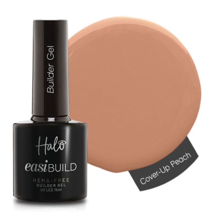 HALO EASIBUILD GEL COVER UP PEACH 15ML
