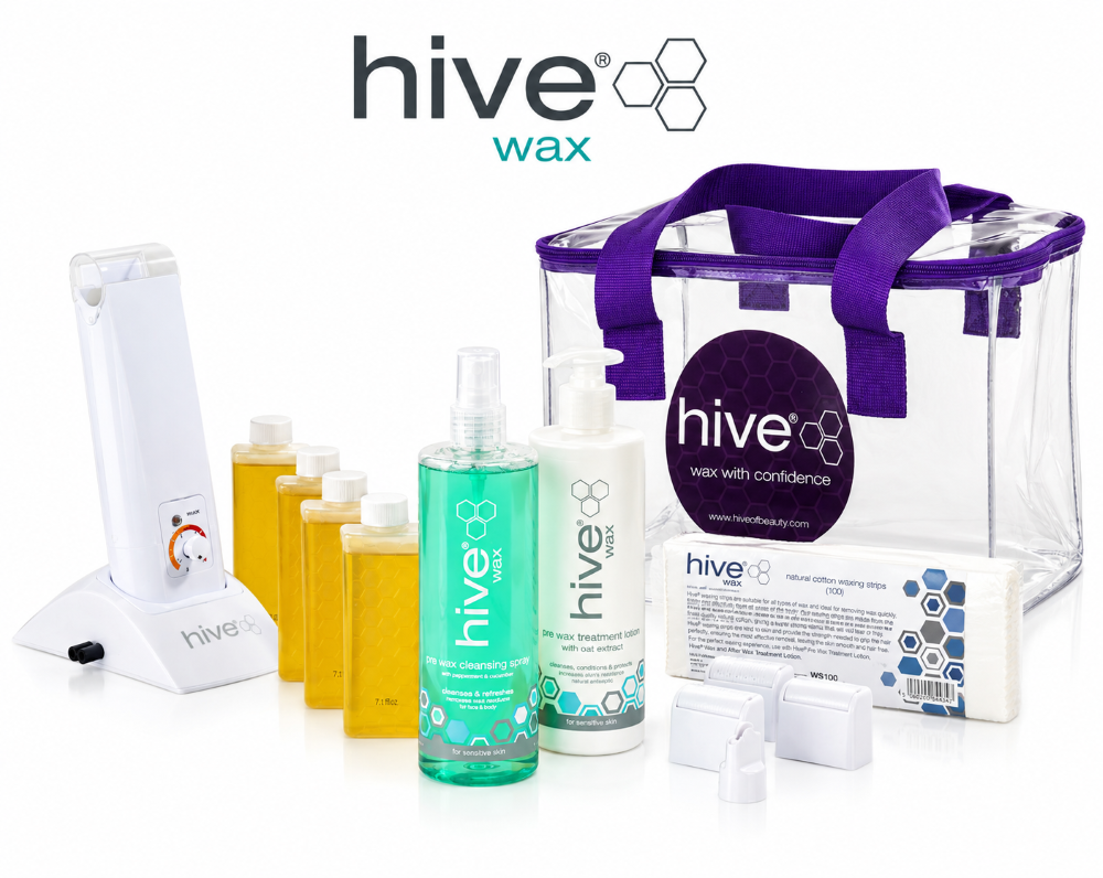 HIVE - WAX KIT - HAND HELD 80G ROLLER WAXING KIT