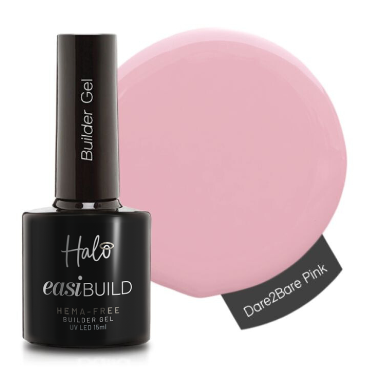 HALO EASIBUILD GEL DARE2BARE PINK 15ML