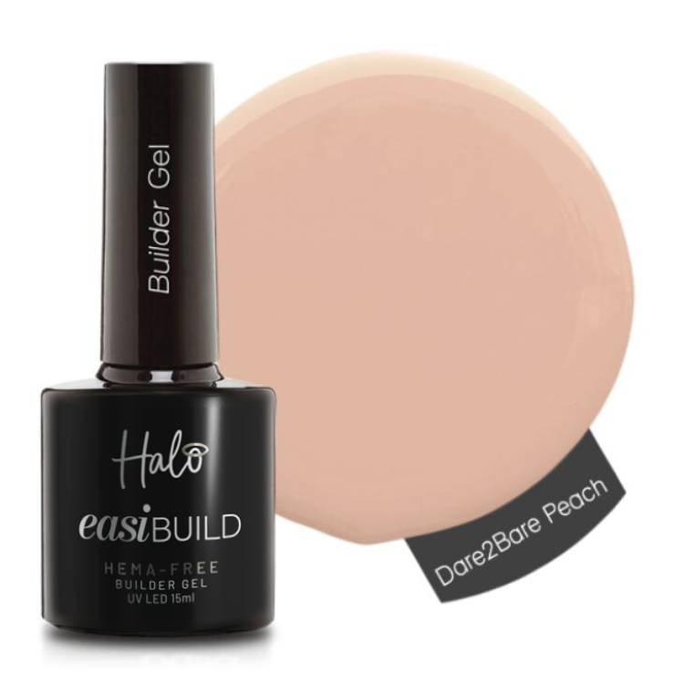 HALO EASIBUILD GEL DARE2BARE PEACH 15ML