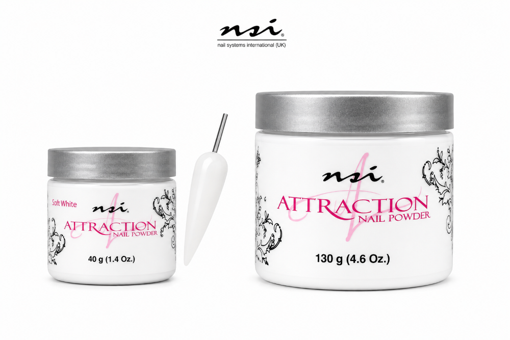NSI ATTRACTION ACRYLIC POWDER - SOFT WHITE