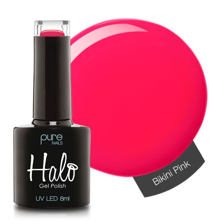 HALO GEL POLISH BIKINI PINK - 8ML (BEACH PARTY) - HEMA FREE