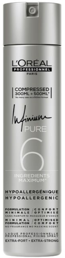 L'OR&EacuteAL INFINIUM *PURE* EXTRA HAIRSPRAY 500ML