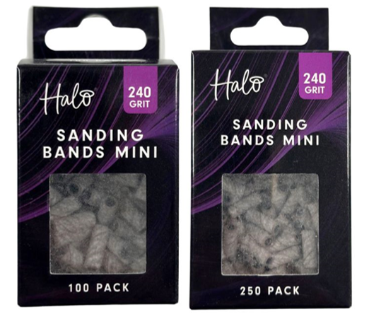 HALO SANDING BANDS WHITE 240 GRIT - MINI