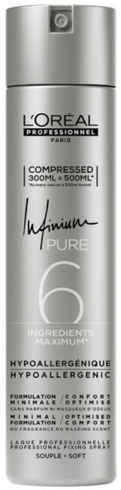 L'OR&EacuteAL INFINIUM *PURE* SOFT HAIRSPRAY 500ML