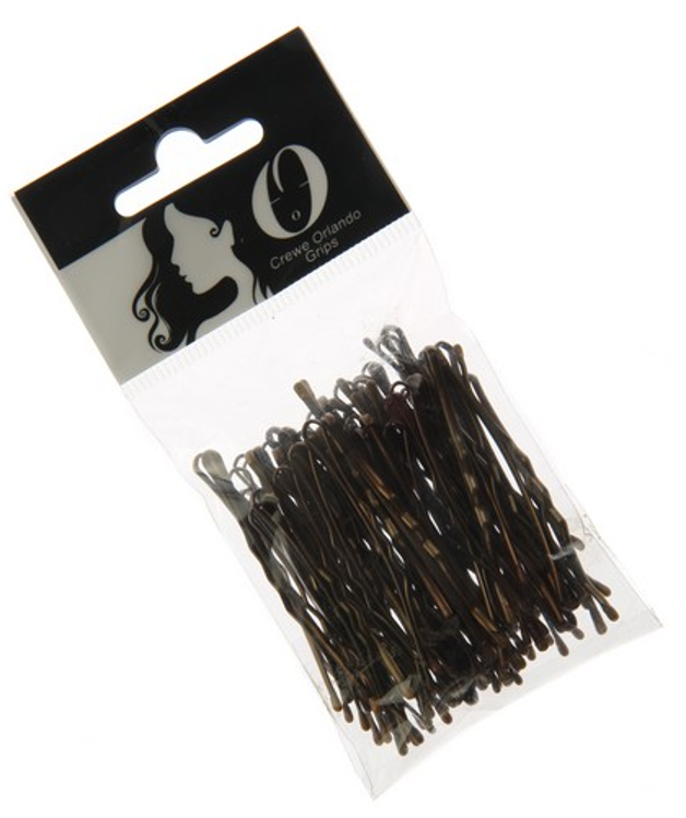 CO - 2" WAVY GRIPS - BROWN - 72 PACK