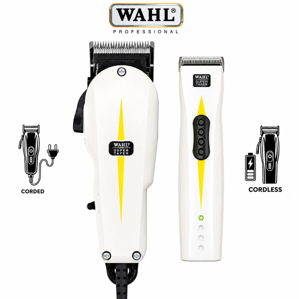 WAHL SUPER TAPER COMBI PACK - CORDED CLIPPER & CORDLESS TRIMMER