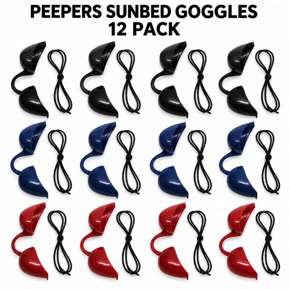 SUNBED PEEPERS SUNBED GOGGLES (12 PACK)