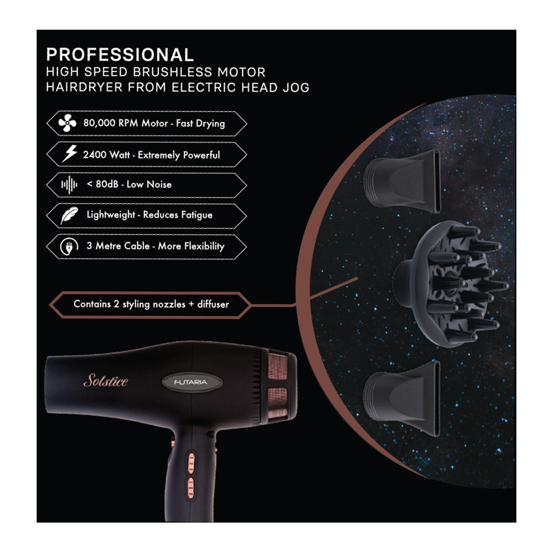 HJ FUTARIA SOLSTICE DRYER (BLACK) - Image 2