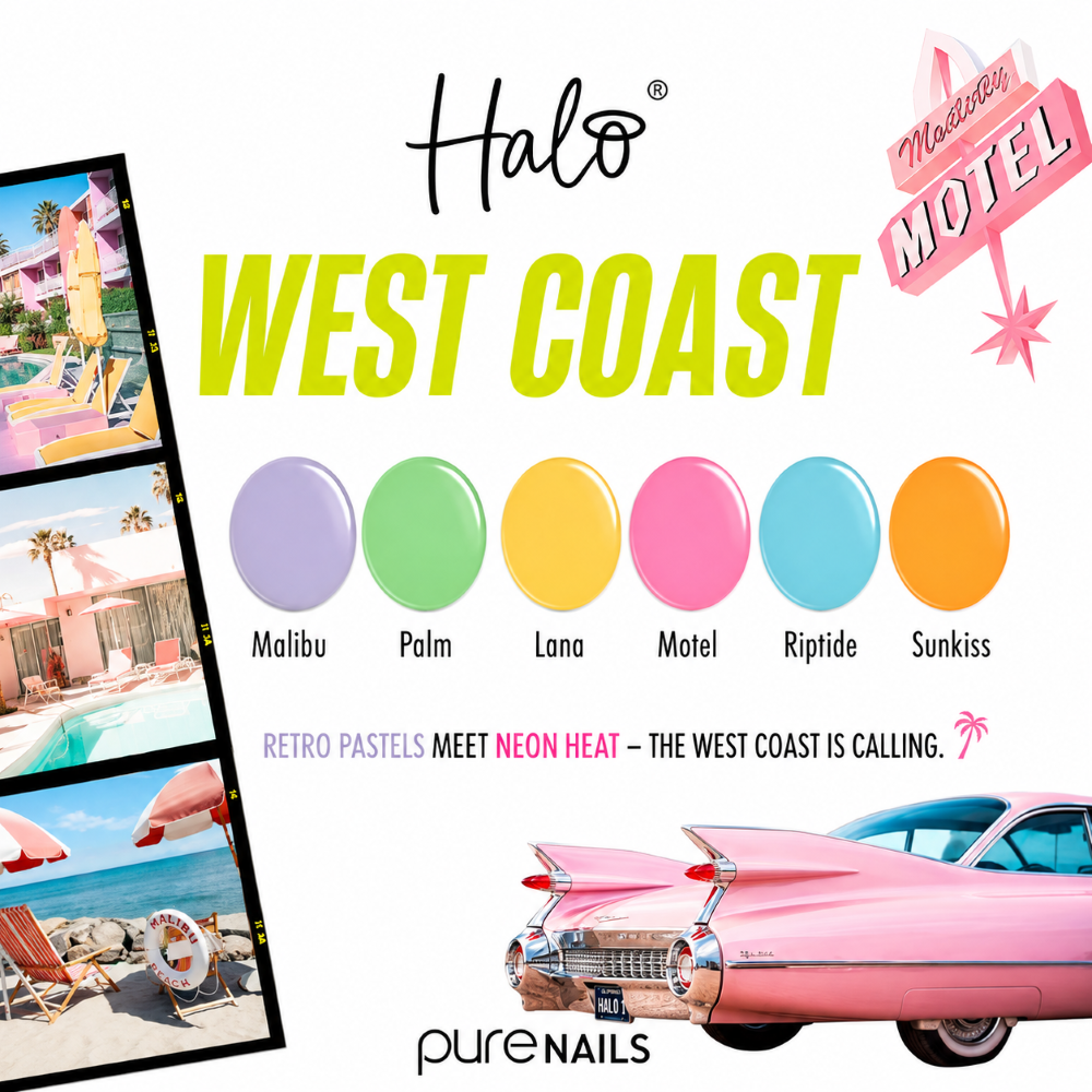 HALO GEL POLISH PALM - 8ML - (WEST COAST) - HEMA FREE - Image 2