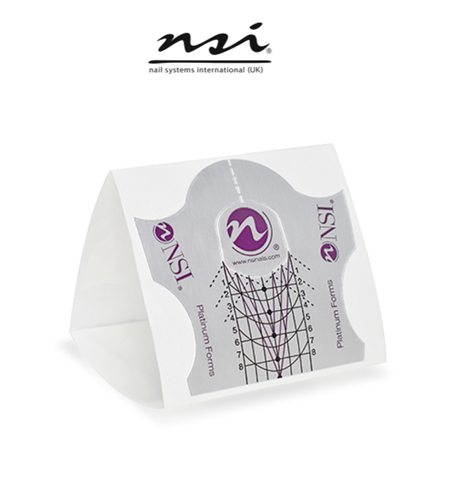 NSI PLATINUM NAIL FORMS - 300 TABS