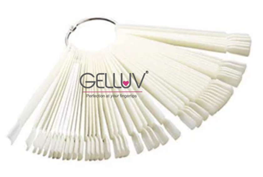 GELLUV NAIL LOLLIPOP SWATCHES - 50 pieces