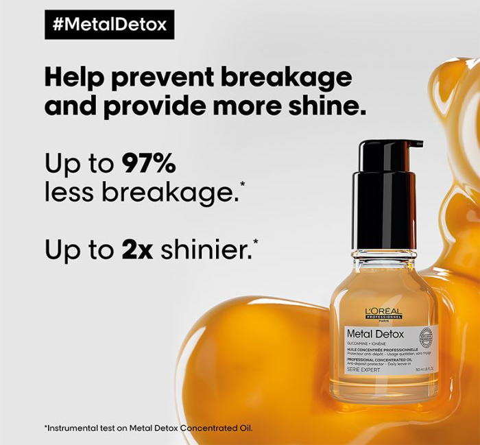 L'ORÉAL SERIE EXPERT METAL DETOX CONCENTRATED OIL - 50ML - Image 2