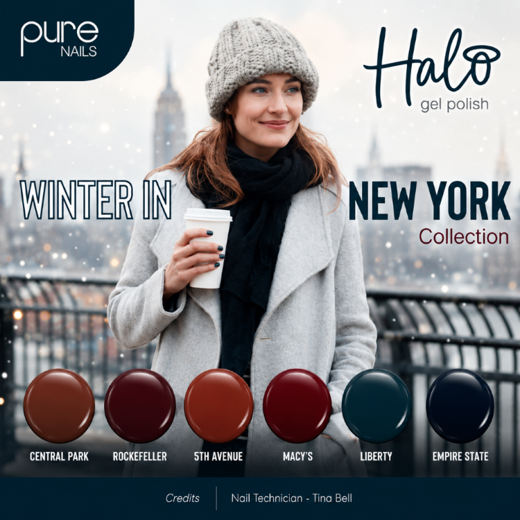 HALO GEL POLISH 5TH AVENUE - 8ML (WINTER IN NY) - HEMA FREE - Image 2
