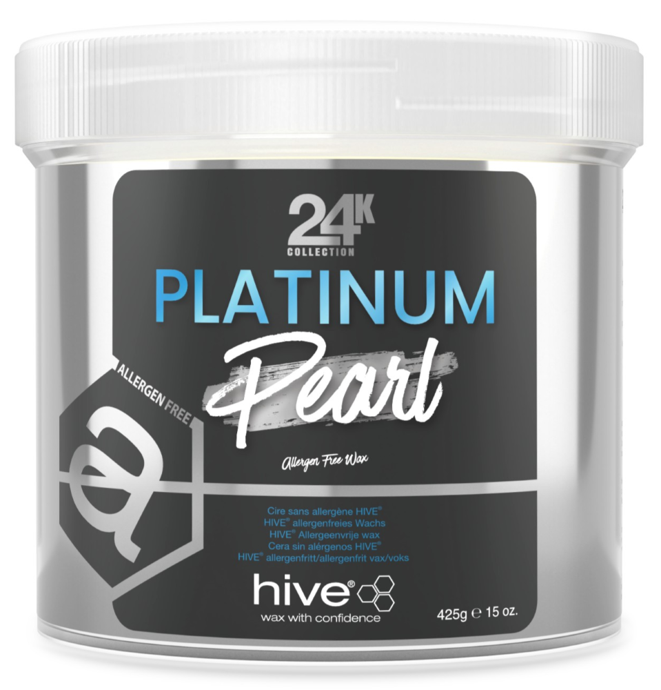 HIVE PLATINUM PEARL ?24K COLLECTION? ALLERGEN FREE WAX - 425g