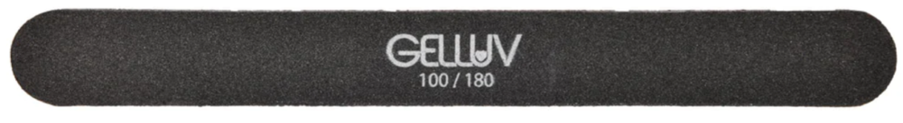 GELLUV BLACK STRAIGHT FILE - 100/180 grit - 5 pack - Image 2