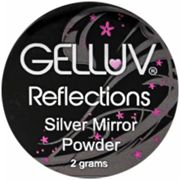 GELLUV SILVER CHROME MIRROR POWDER