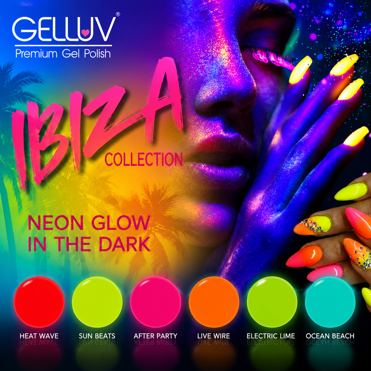 GELLUV GEL POLISH - HEATWAVE - 8ml - Image 2