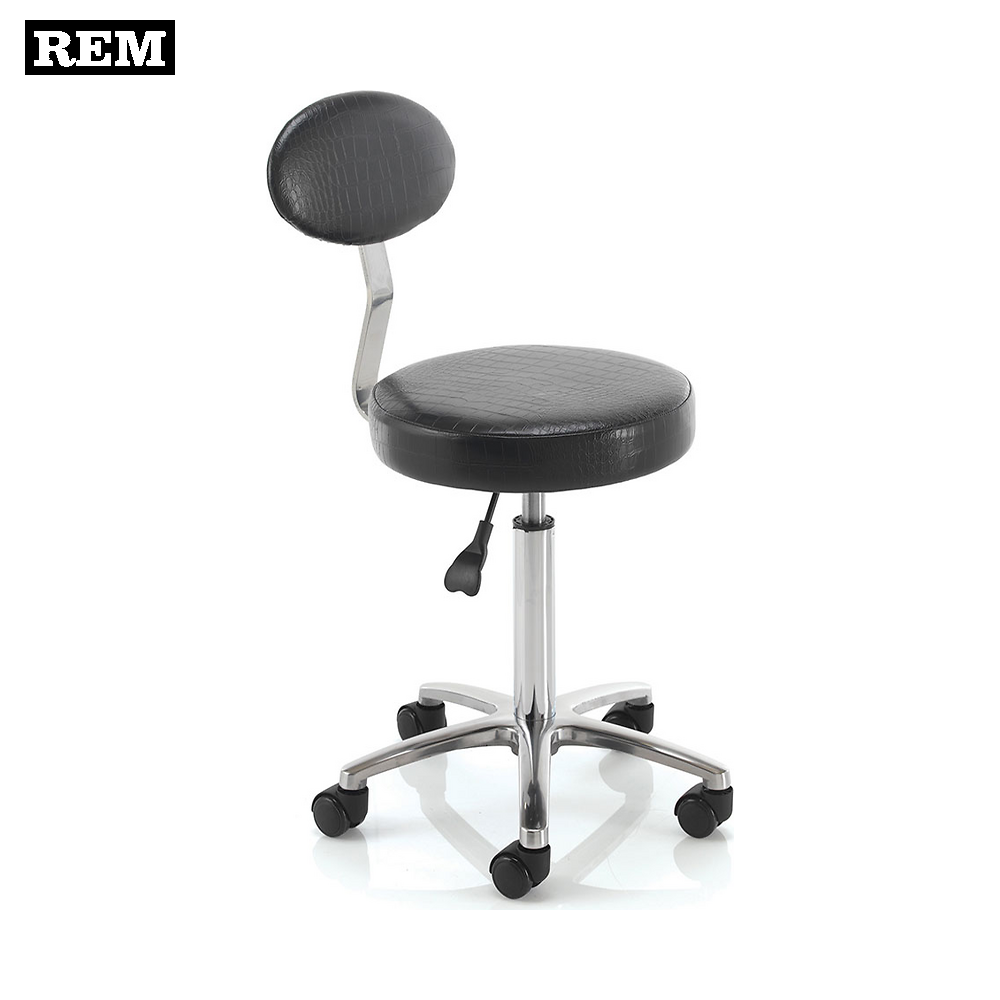 REM CUTTING THERAPIST STOOL WITH BACKREST