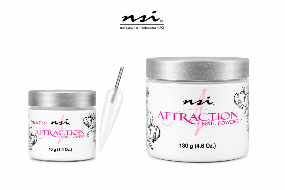 NSI ATTRACTION ACRYLIC POWDER - TOTALLY CLEAR