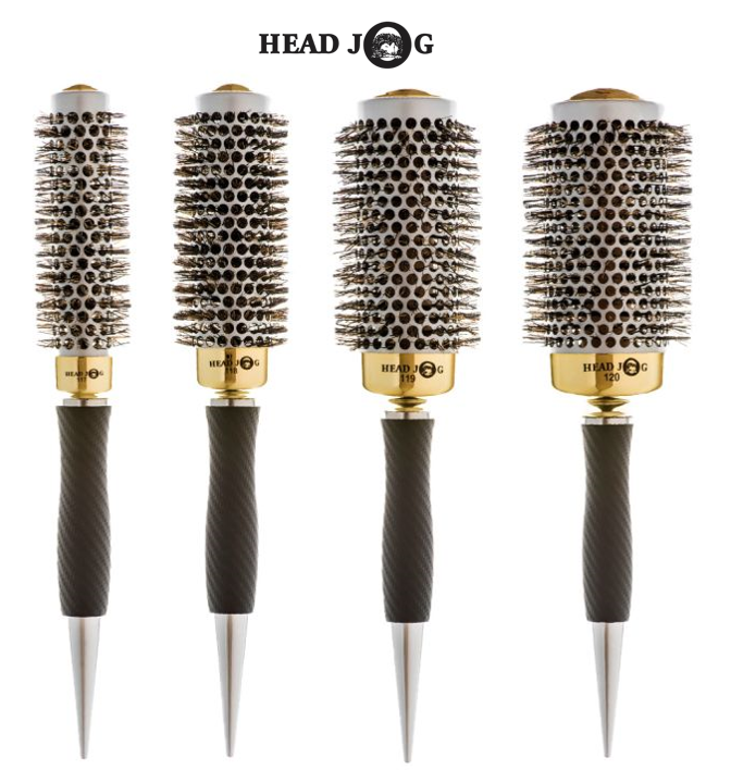 HEAD JOG GOLD THERMAL BRUSH