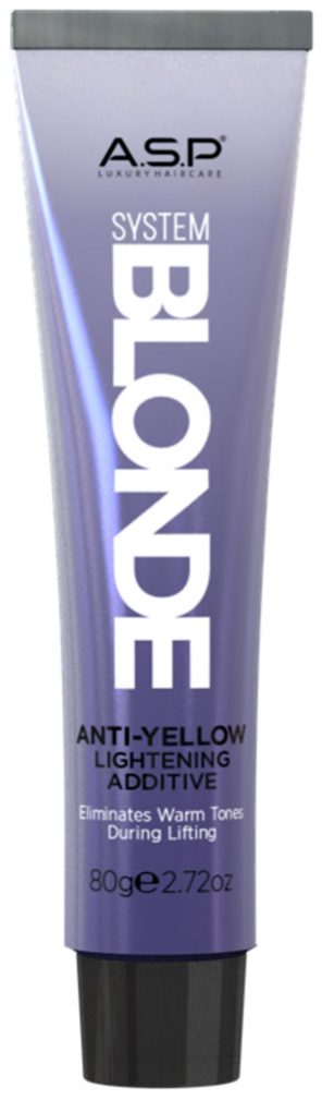 A.S.P SYSTEM BLONDE ANTI-YELLOW LIGHTENING ADDITIVE LIGHTENER - 80g