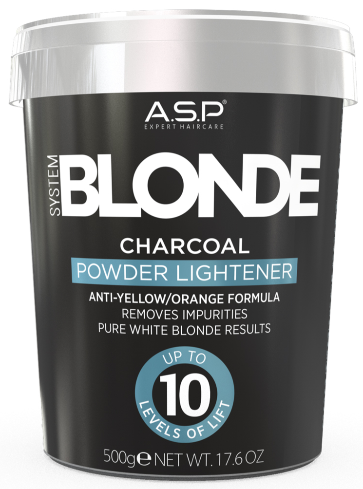 A.S.P SYSTEM BLONDE CHARCOAL 10-LEVEL POWDER LIGHTENER - 500g