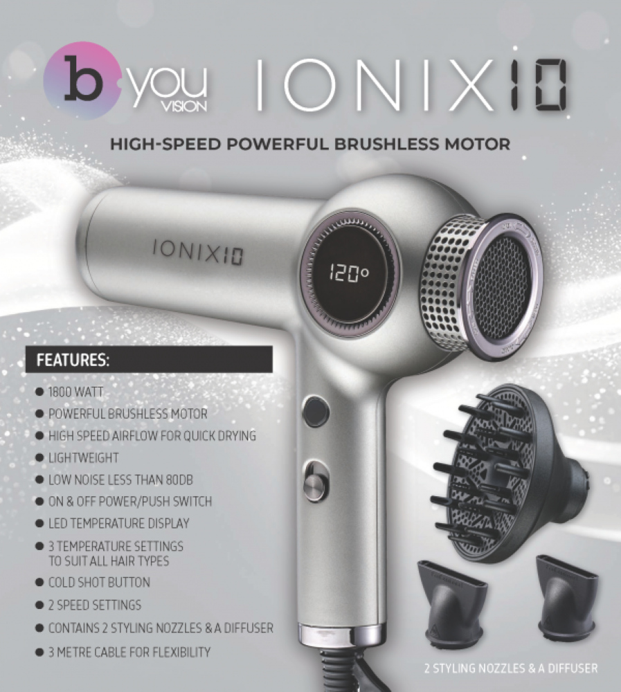 BE-YOU IONIX10 DRYER - SILVER