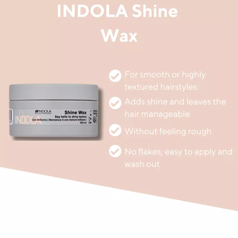 INDOLA SHINE WAX 100ML - Image 3