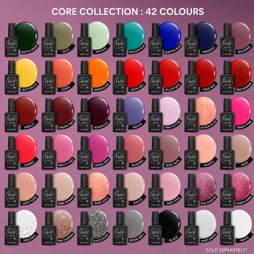HALO GEL POLISH PLUS RUBBER BASE COAT - 12ML - HEMA FREE - Image 4