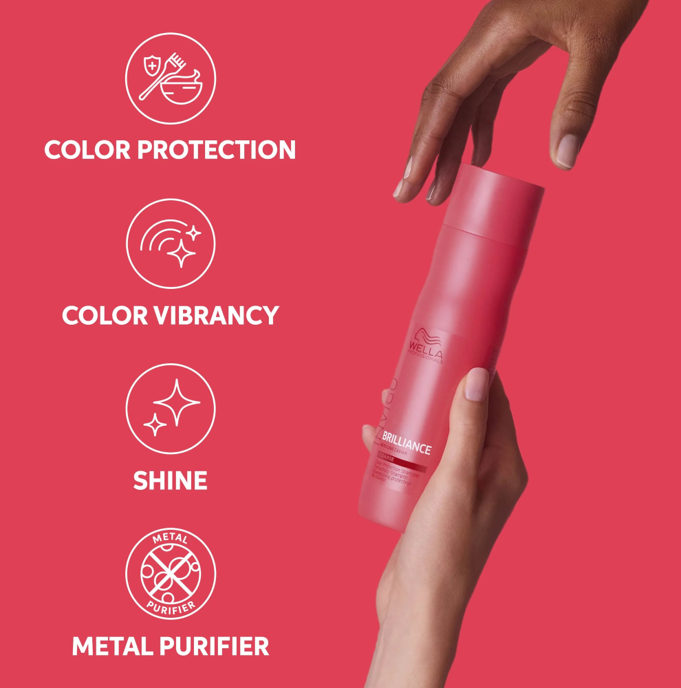 WELLA INVIGO COLOUR BRILLIANCE SHAMPOO - COARSE - Image 5
