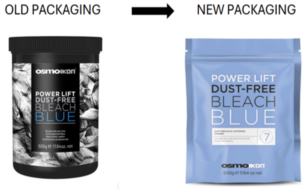 OSMO IKON BLUE POWDER BLEACH 500G - Image 3