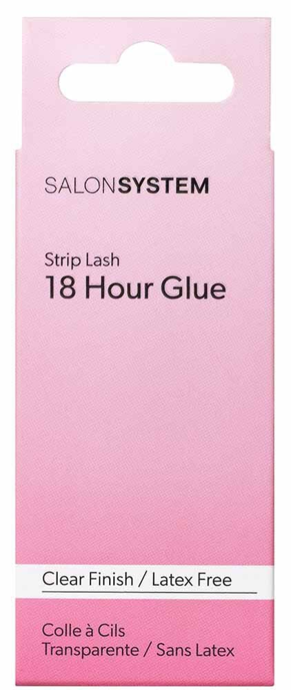 SALON SYSTEM STRIP LASH ADHESIVE 4.5ml - LATEX FREE - 18 HOUR