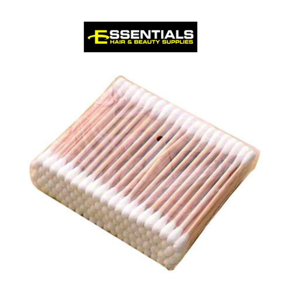 ESSENTIALS COTTON BUDS - WOODEN STEM