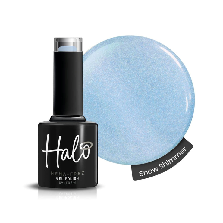 HALO GEL POLISH SNOW SHIMMER - 8ML - (SNOW ANGEL) - HEMA FREE