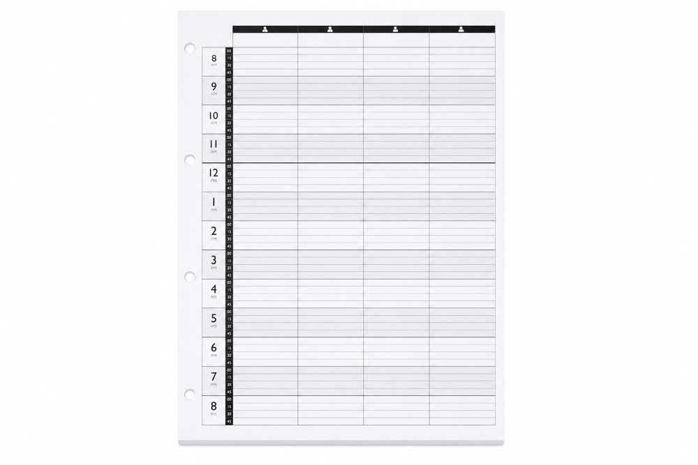 (LL4) 4 COLUMN REFILL PAGES
