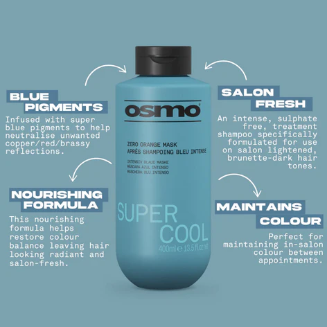 OSMO SUPER COOL ZERO ORANGE MASK - 400ML - Image 2