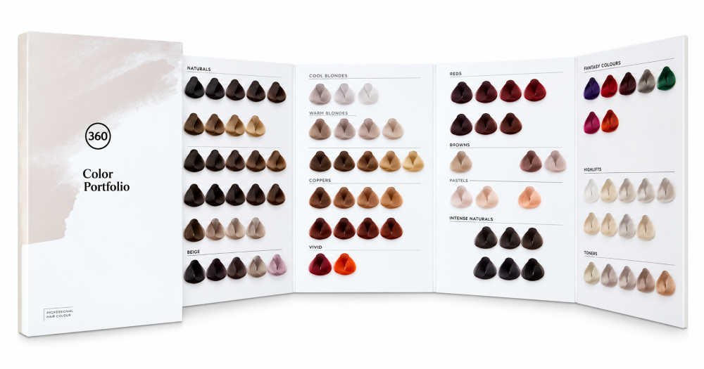 360 COLOUR SHADE CHART