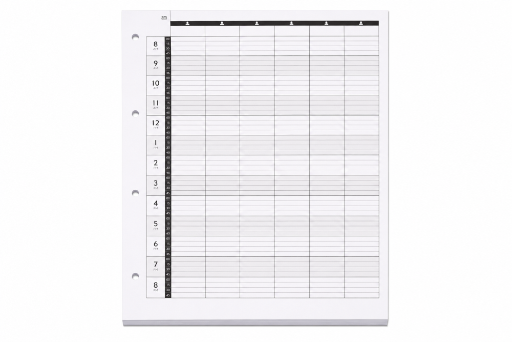 (LL6) 6 COLUMN REFILL PAGES