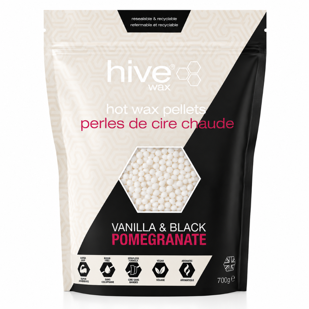 HIVE VANILLA & BLACK POMEGRANATE HOT FILM WAX PELLETS - 700g