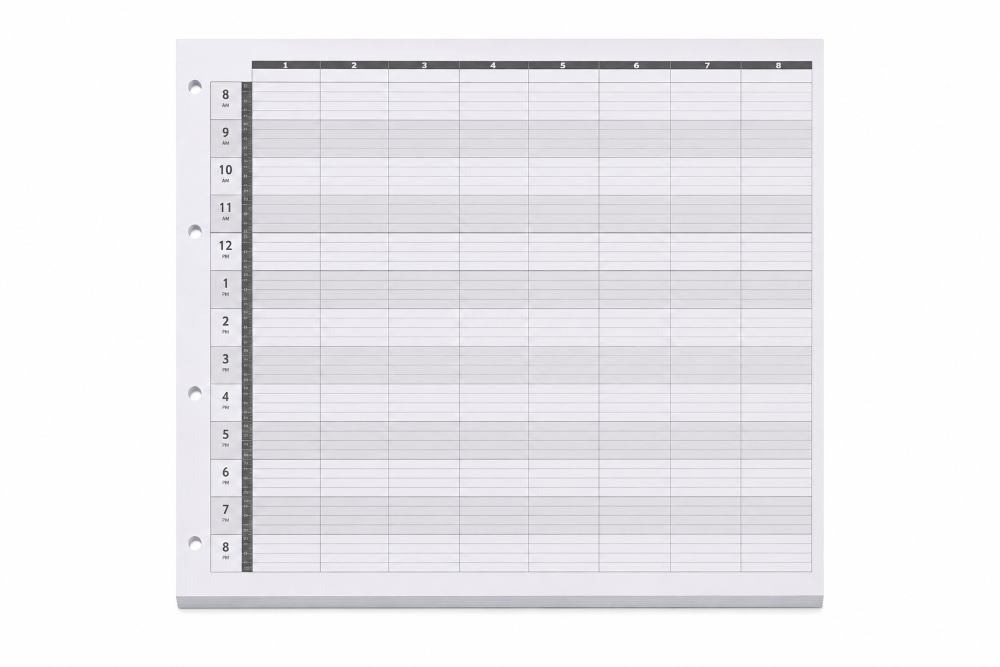 (LL9) 9 COLUMN REFILL PAGES