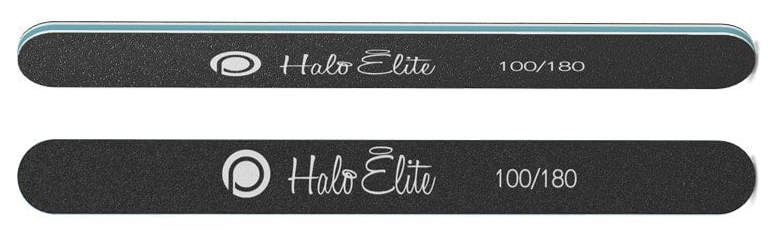 HALO ELITE 100/180 - BLACK STRAIGHT FILE (5 PACK) - Image 2