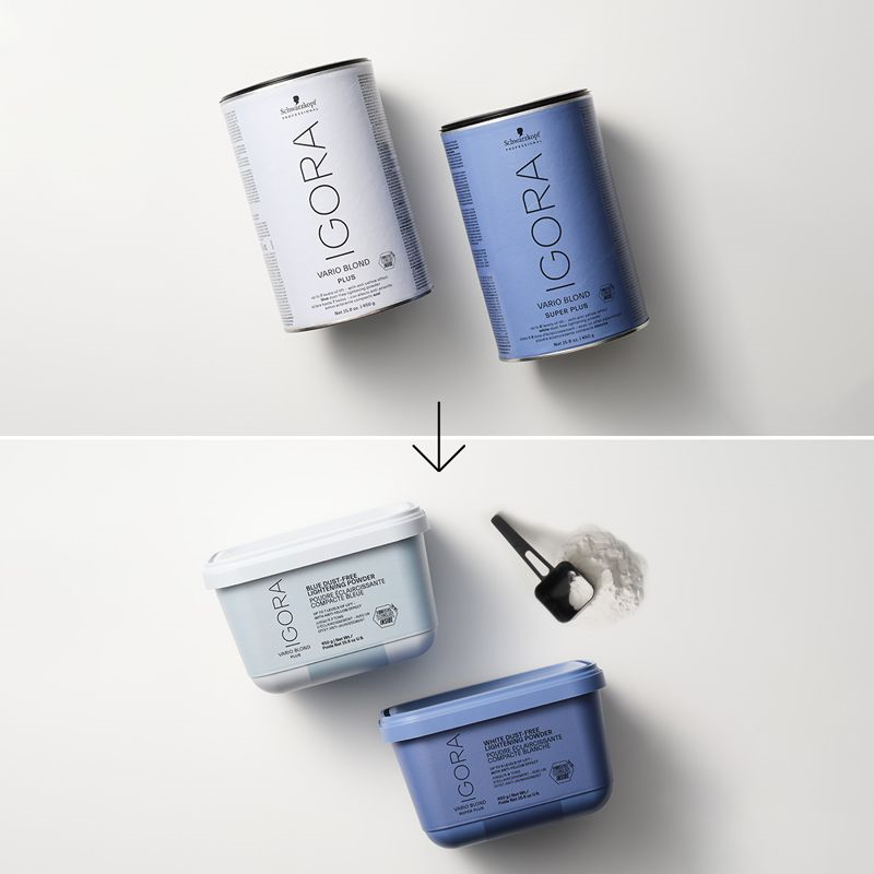 SCHWARZKOPF VARIO (BLUE) BLOND PLUS BLEACH - 450g - Image 5