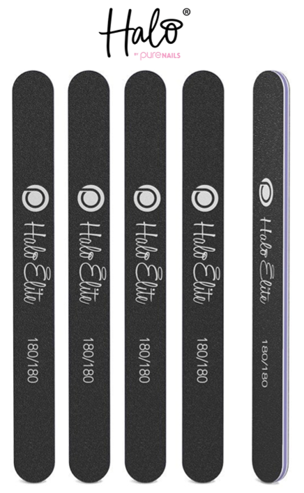 HALO ELITE 180/180 - BLACK STRAIGHT FILE (5 PACK)