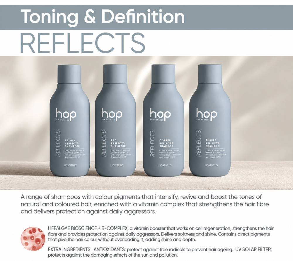 MONTIBELLO HOP REFLECTS COLOUR SHAMPOO ? 300ml - Image 2