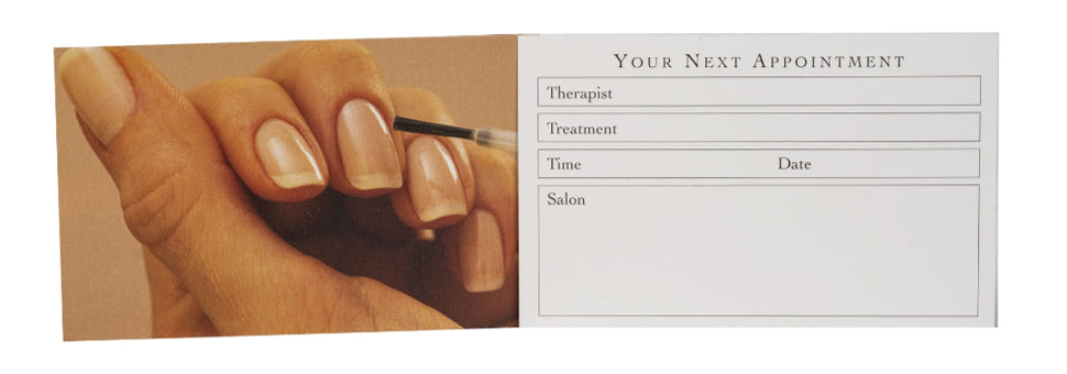 *(AP1B) NAIL APPT CARD