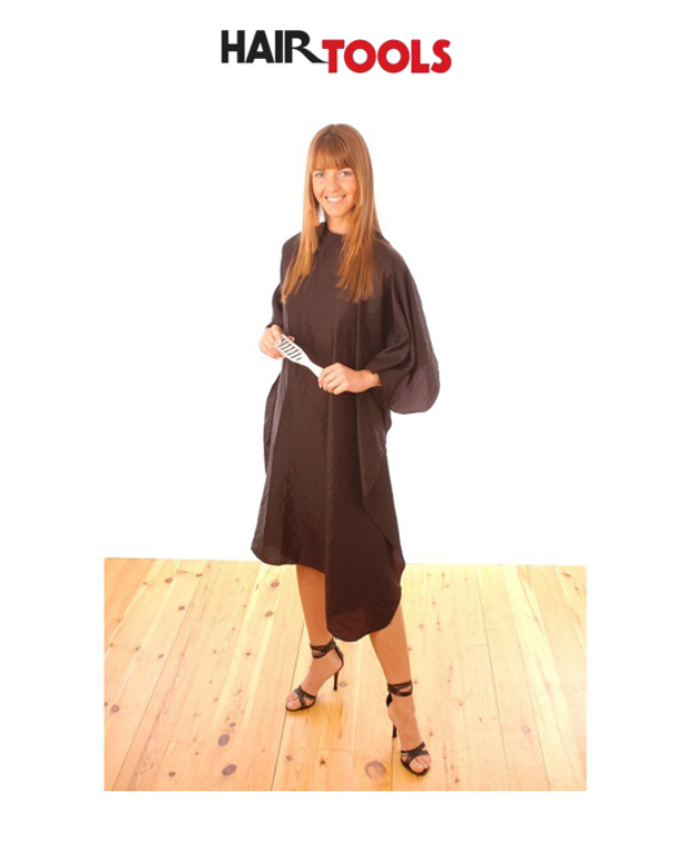 HAIR TOOLS NYLON ECONOMY GOWN - BLACK