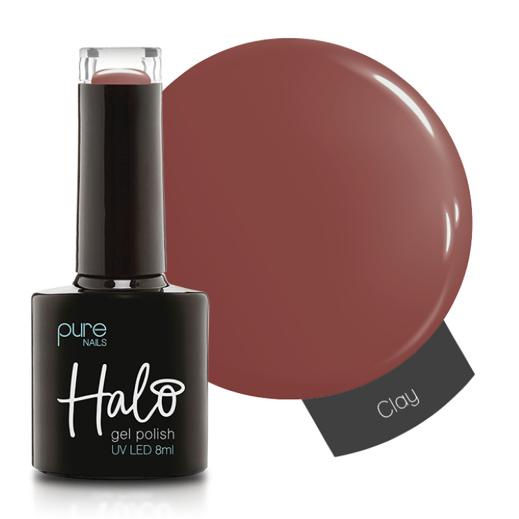 HALO GEL POLISH CLAY - 8ML (NATURAL WORLD) - HEMA FREE